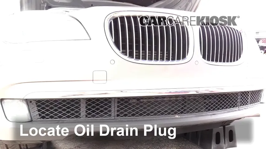 2010 BMW 750Li 4.4L V8 Turbo Aceite Cambiar aceite y filtro de aceite